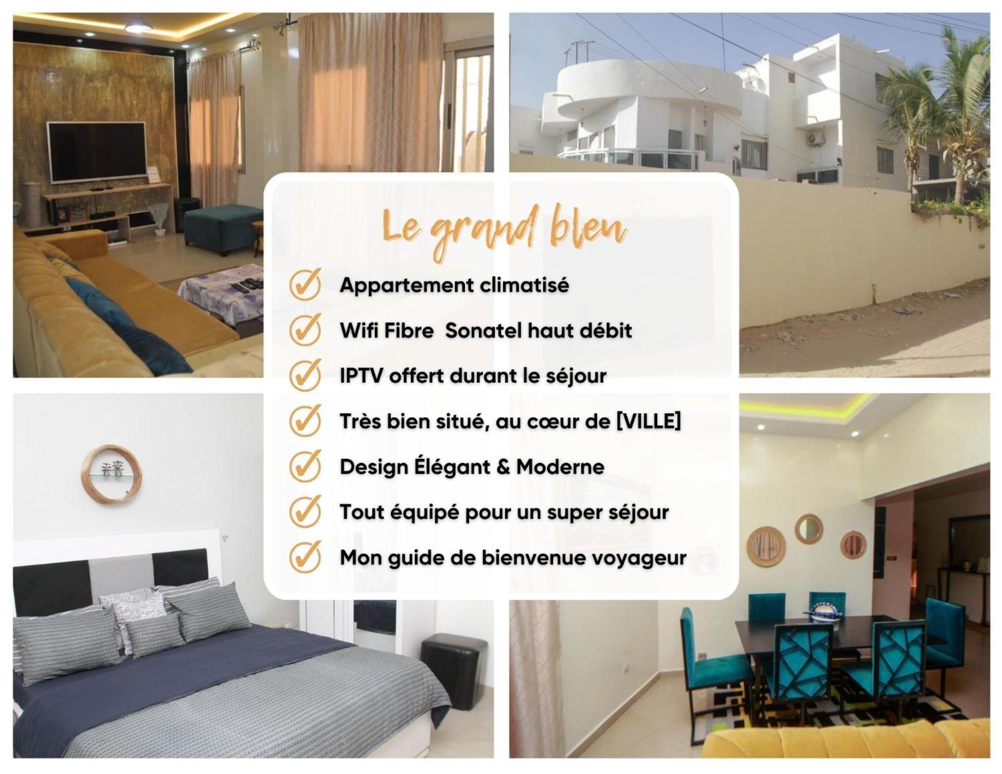 Le "Grand Bleu", Un Bel Appartement Paisible, Sur Et Spatieux Au Coeur De La Station Balneaire De Сали-Портудал Экстерьер фото